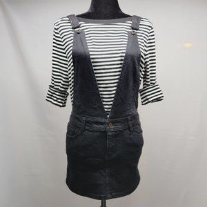 H&M Divided Denim Suspender Dress